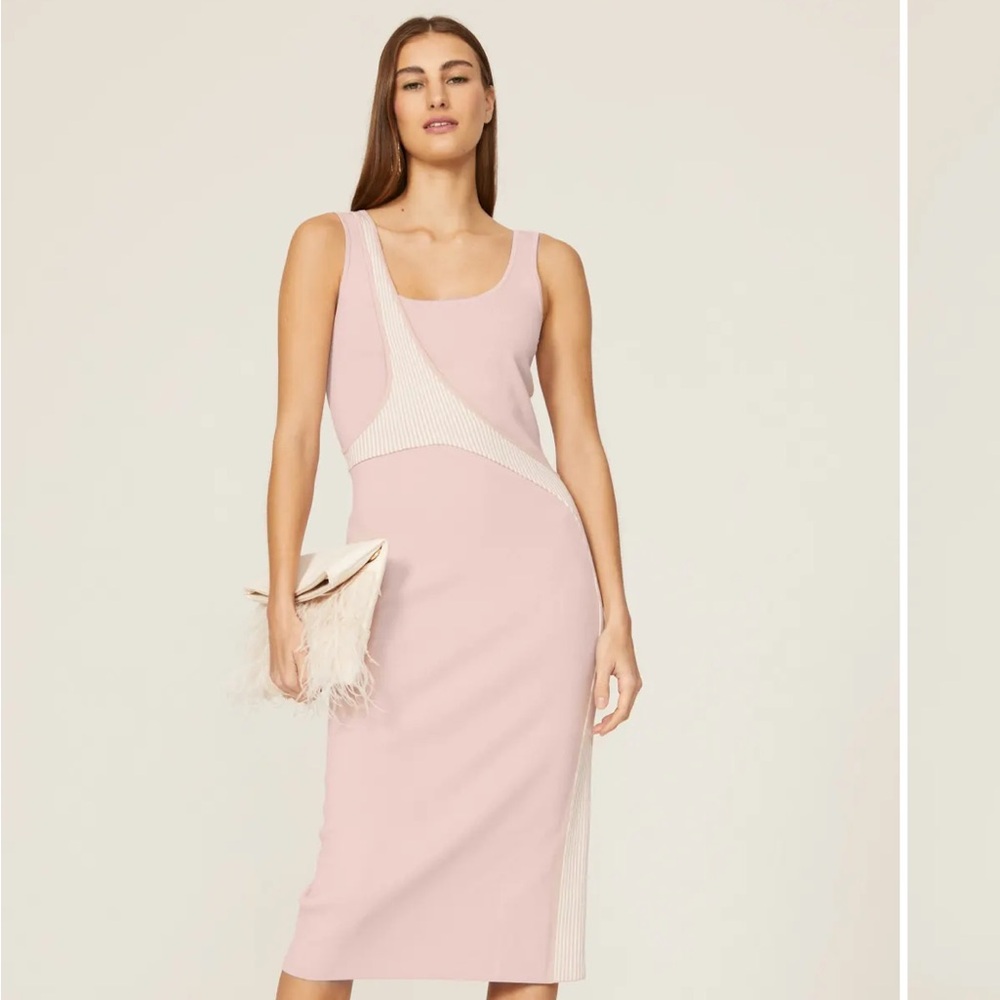 Esteban Cortazar Varsity Knit Dress